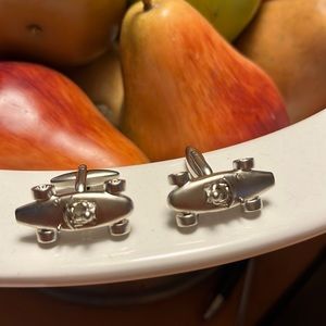 Race car cuff links like new condition